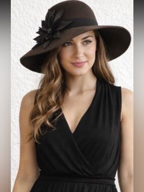 Callanan Millinery Wool Felt Floppy Hat, NWOT